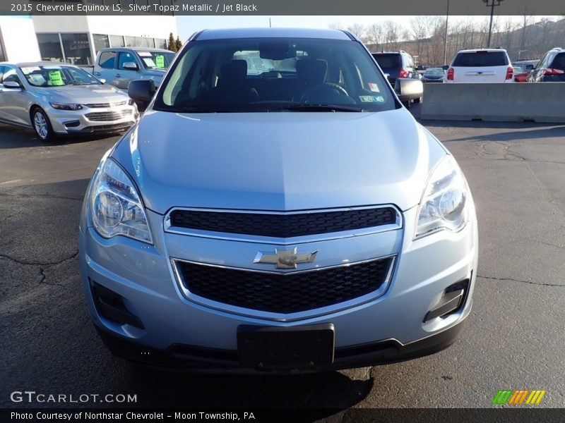 Silver Topaz Metallic / Jet Black 2015 Chevrolet Equinox LS