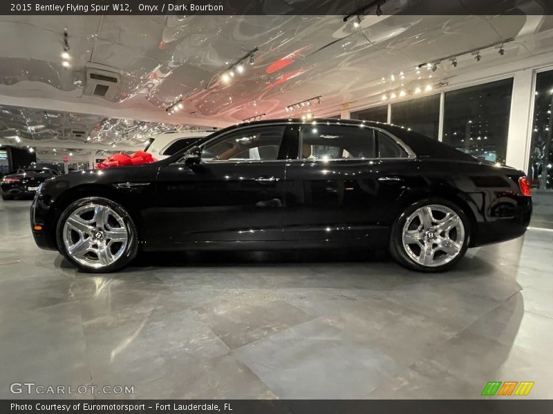 Onyx / Dark Bourbon 2015 Bentley Flying Spur W12