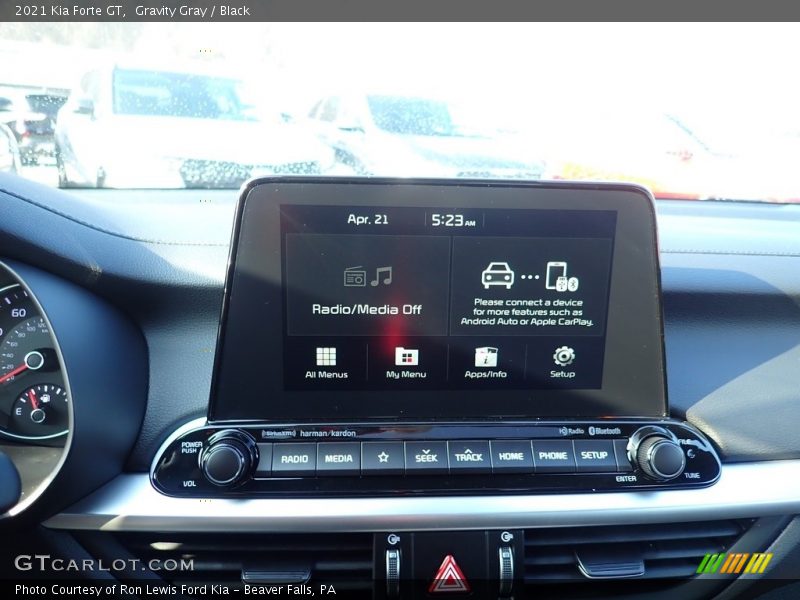 Gravity Gray / Black 2021 Kia Forte GT