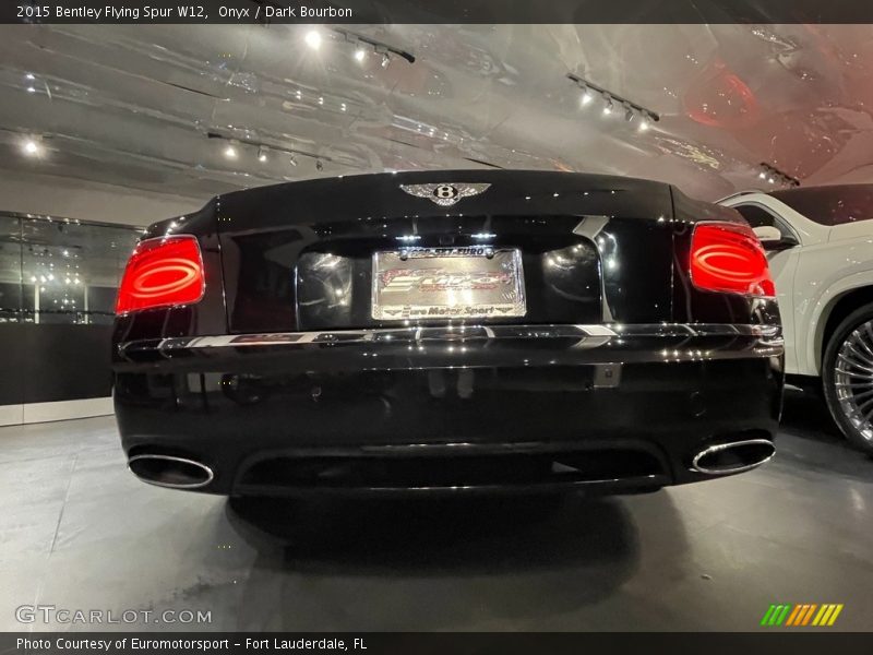 Onyx / Dark Bourbon 2015 Bentley Flying Spur W12
