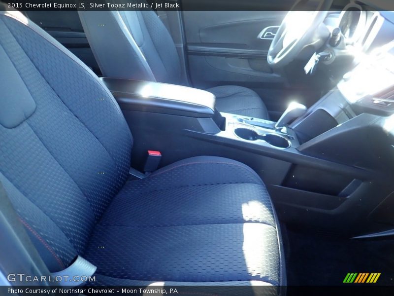 Silver Topaz Metallic / Jet Black 2015 Chevrolet Equinox LS