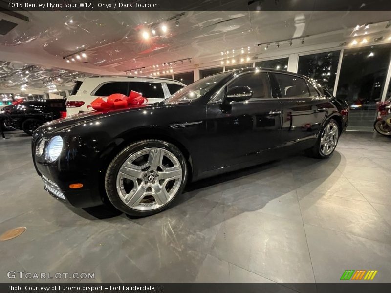 Onyx / Dark Bourbon 2015 Bentley Flying Spur W12