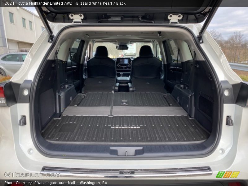 Blizzard White Pearl / Black 2021 Toyota Highlander Limited AWD