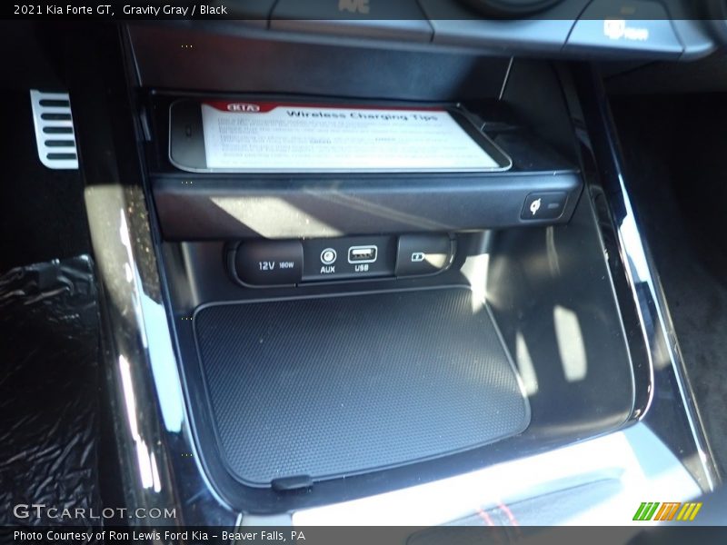Gravity Gray / Black 2021 Kia Forte GT
