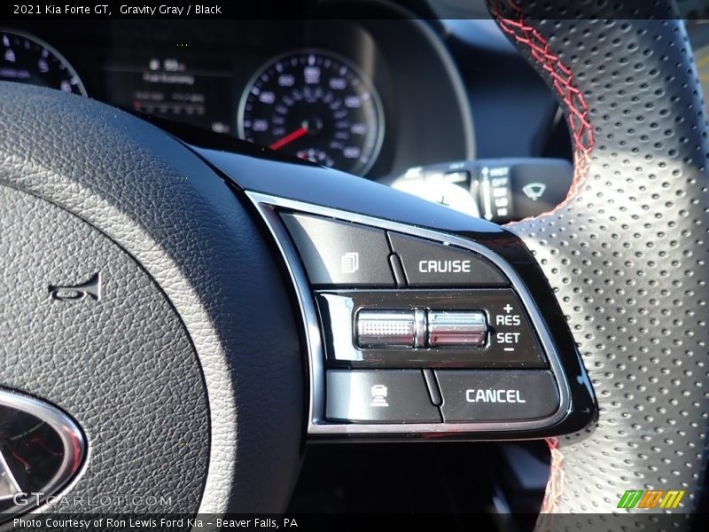 Gravity Gray / Black 2021 Kia Forte GT