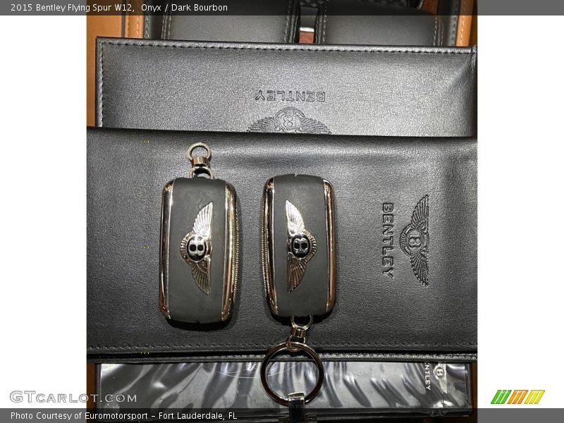 Onyx / Dark Bourbon 2015 Bentley Flying Spur W12