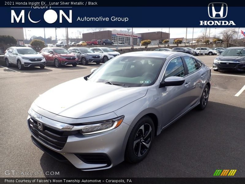 Lunar Silver Metallic / Black 2021 Honda Insight EX