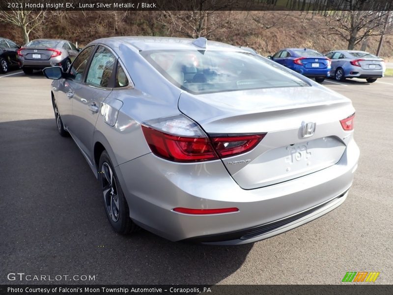 Lunar Silver Metallic / Black 2021 Honda Insight EX