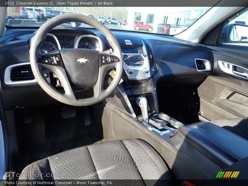 Silver Topaz Metallic / Jet Black 2015 Chevrolet Equinox LS