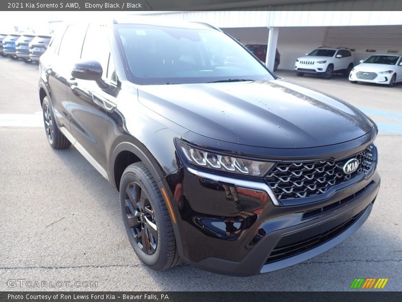 Ebony Black / Black 2021 Kia Sorento S AWD