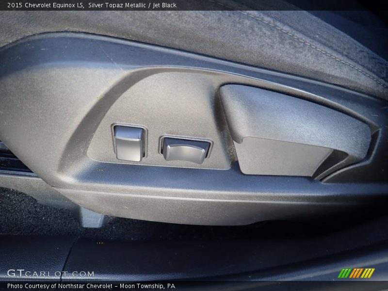 Silver Topaz Metallic / Jet Black 2015 Chevrolet Equinox LS