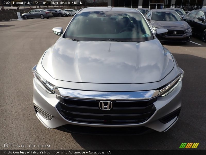 Lunar Silver Metallic / Black 2021 Honda Insight EX
