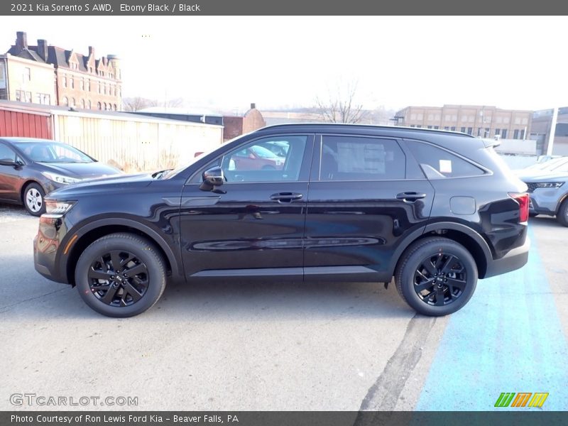 Ebony Black / Black 2021 Kia Sorento S AWD
