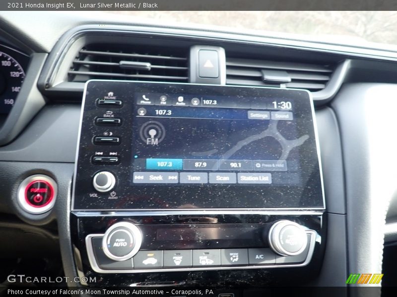 Lunar Silver Metallic / Black 2021 Honda Insight EX