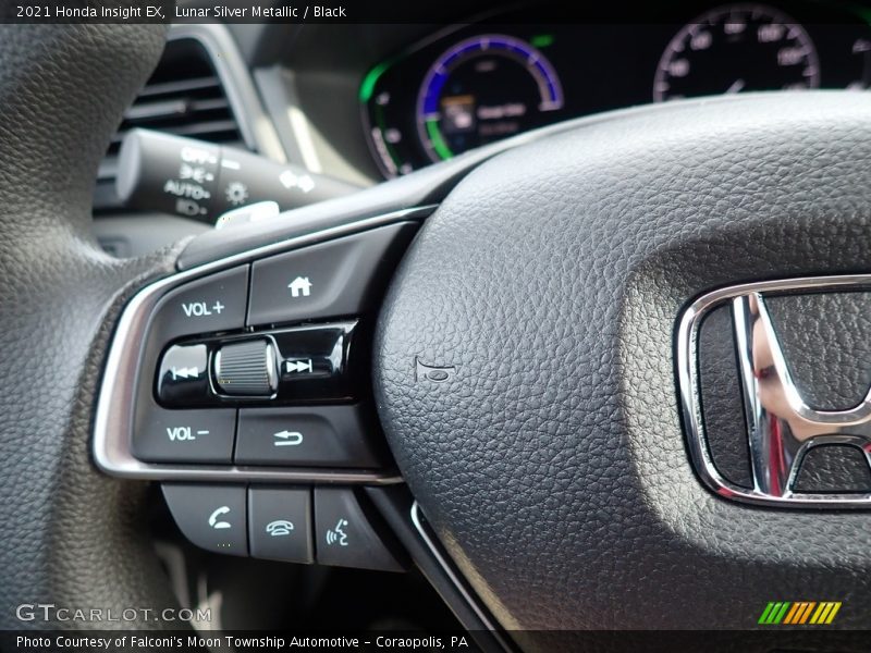 Lunar Silver Metallic / Black 2021 Honda Insight EX