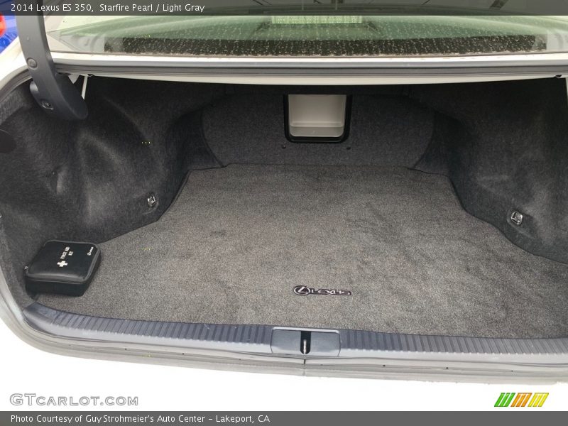 Starfire Pearl / Light Gray 2014 Lexus ES 350