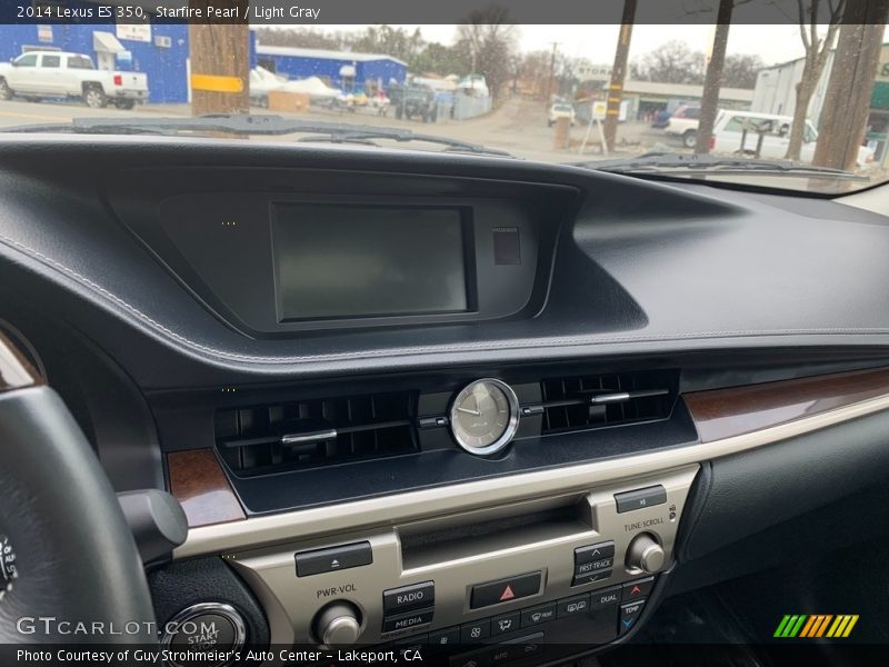 Starfire Pearl / Light Gray 2014 Lexus ES 350