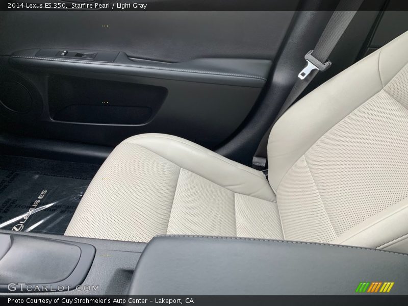 Starfire Pearl / Light Gray 2014 Lexus ES 350
