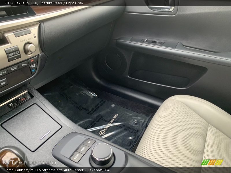Starfire Pearl / Light Gray 2014 Lexus ES 350