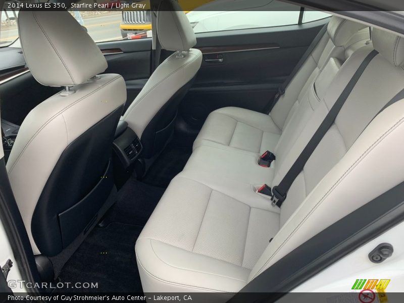 Starfire Pearl / Light Gray 2014 Lexus ES 350
