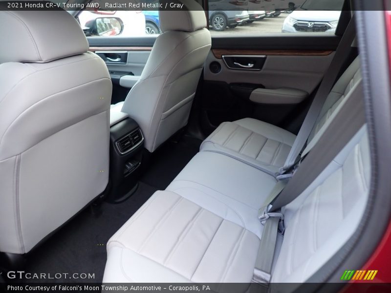 Radiant Red Metallic / Gray 2021 Honda CR-V Touring AWD