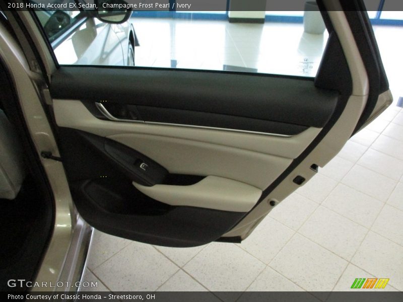 Champagne Frost Pearl / Ivory 2018 Honda Accord EX Sedan