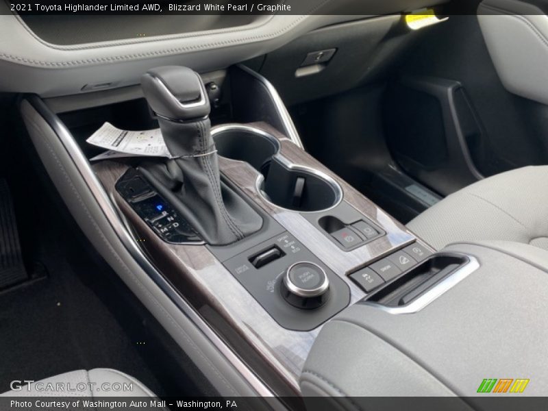 Blizzard White Pearl / Graphite 2021 Toyota Highlander Limited AWD