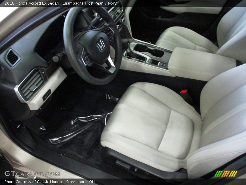 Champagne Frost Pearl / Ivory 2018 Honda Accord EX Sedan