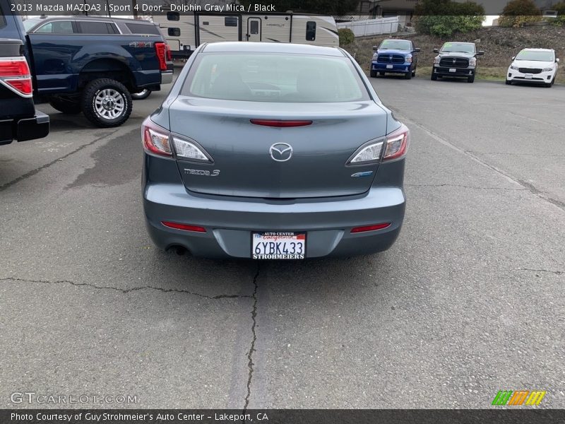 Dolphin Gray Mica / Black 2013 Mazda MAZDA3 i Sport 4 Door