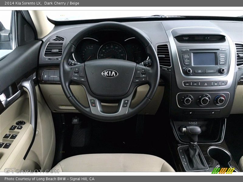 Dark Cherry / Beige 2014 Kia Sorento LX