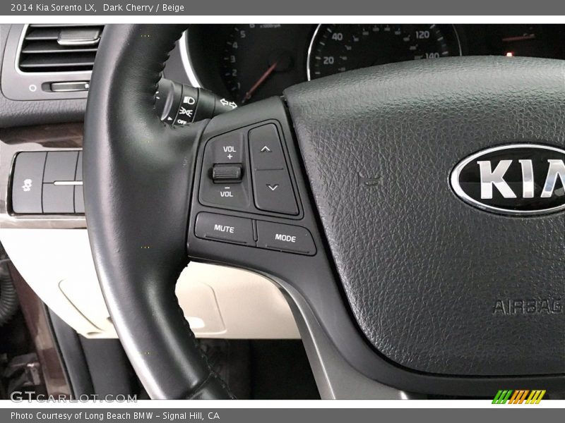 Dark Cherry / Beige 2014 Kia Sorento LX