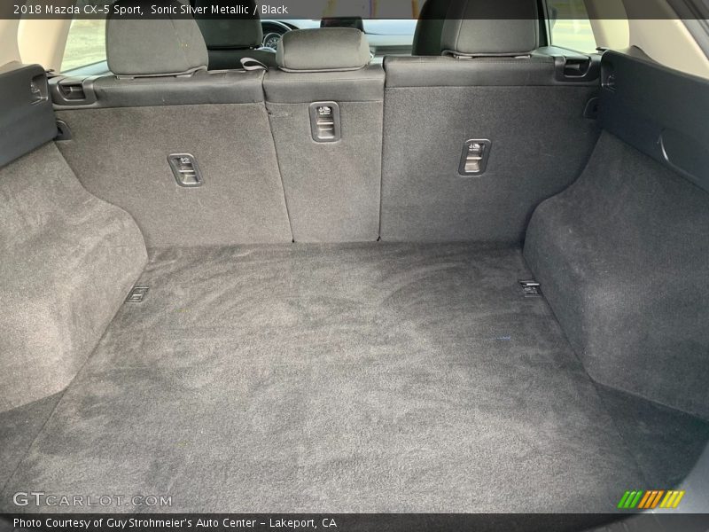 Sonic Silver Metallic / Black 2018 Mazda CX-5 Sport