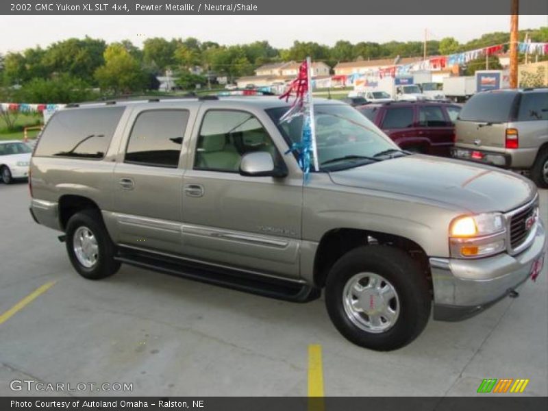 Pewter Metallic / Neutral/Shale 2002 GMC Yukon XL SLT 4x4