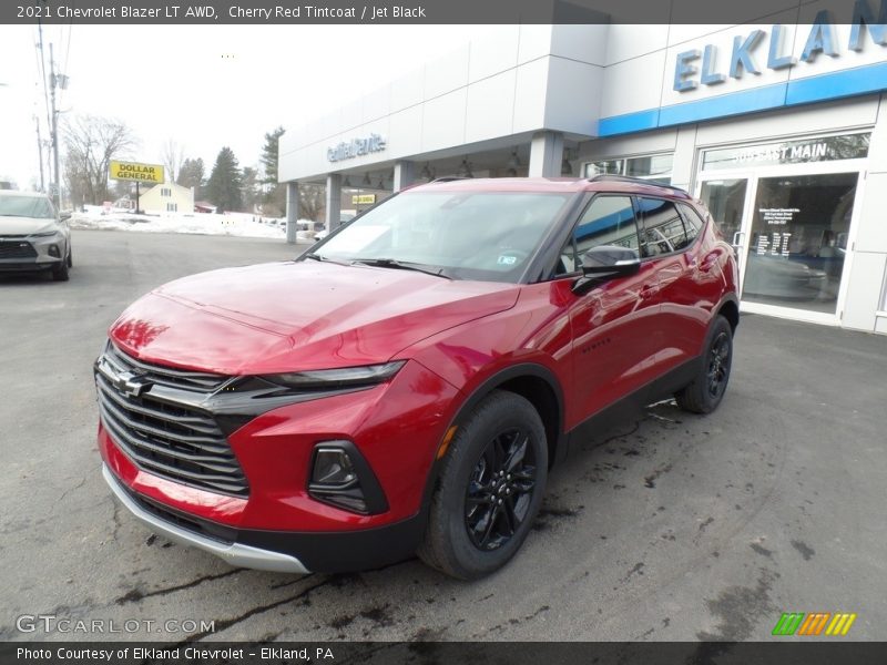 Cherry Red Tintcoat / Jet Black 2021 Chevrolet Blazer LT AWD