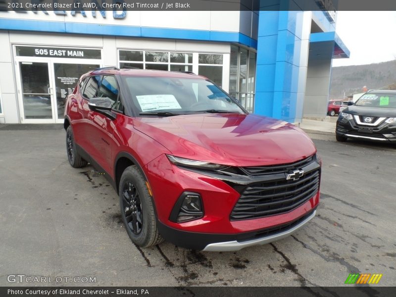 Cherry Red Tintcoat / Jet Black 2021 Chevrolet Blazer LT AWD