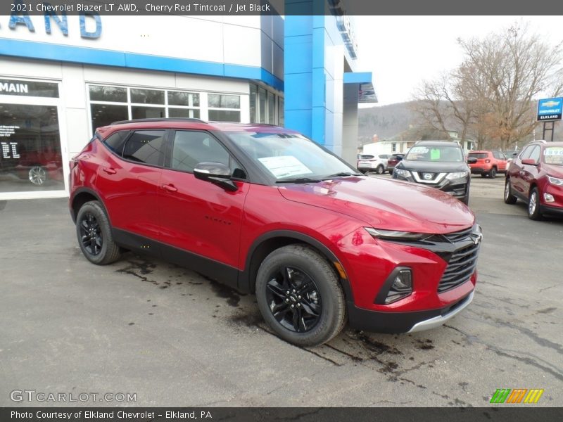 Cherry Red Tintcoat / Jet Black 2021 Chevrolet Blazer LT AWD