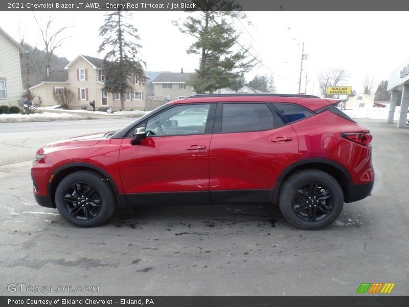 Cherry Red Tintcoat / Jet Black 2021 Chevrolet Blazer LT AWD