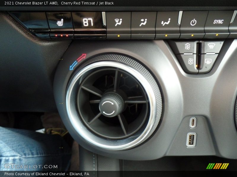 Cherry Red Tintcoat / Jet Black 2021 Chevrolet Blazer LT AWD