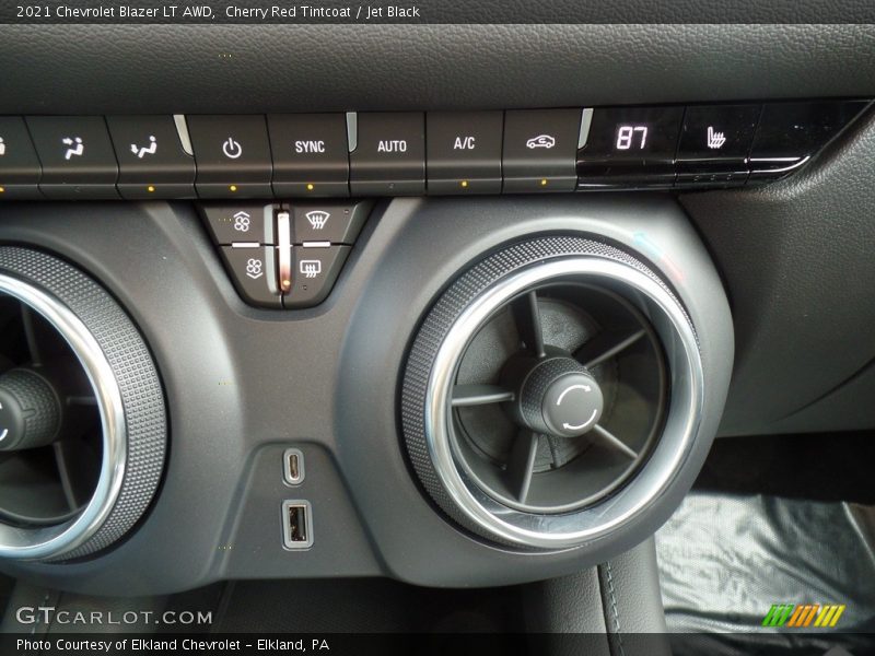 Controls of 2021 Blazer LT AWD