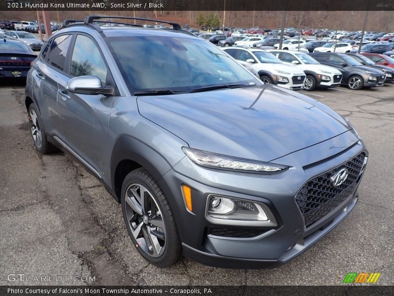 Front 3/4 View of 2021 Kona Ultimate AWD