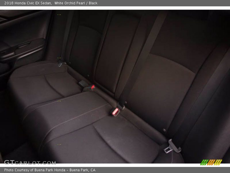 White Orchid Pearl / Black 2018 Honda Civic EX Sedan