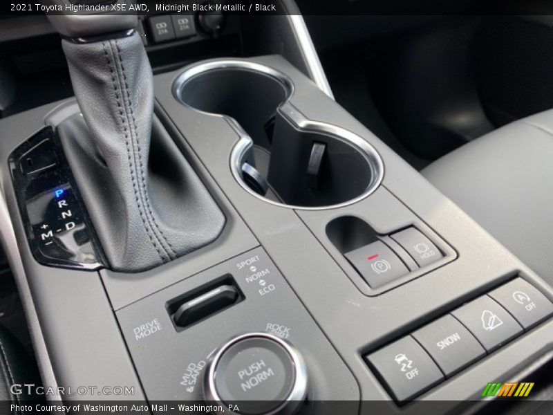 Controls of 2021 Highlander XSE AWD