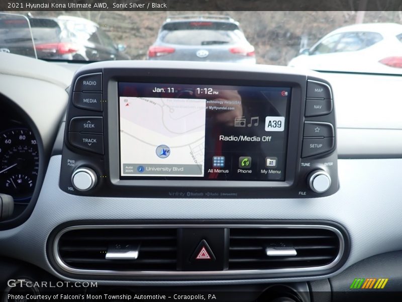 Navigation of 2021 Kona Ultimate AWD
