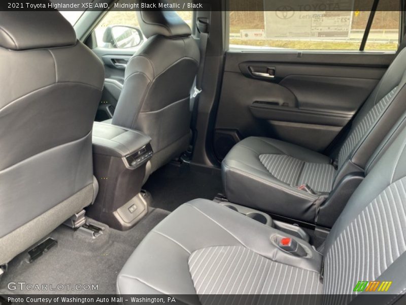 Rear Seat of 2021 Highlander XSE AWD