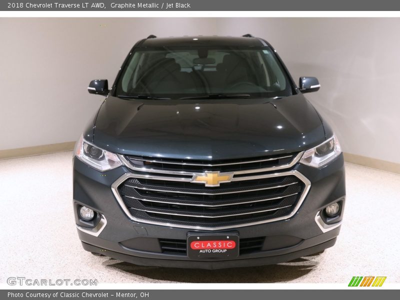 Graphite Metallic / Jet Black 2018 Chevrolet Traverse LT AWD