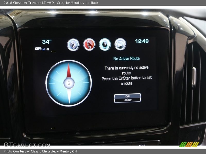 Graphite Metallic / Jet Black 2018 Chevrolet Traverse LT AWD