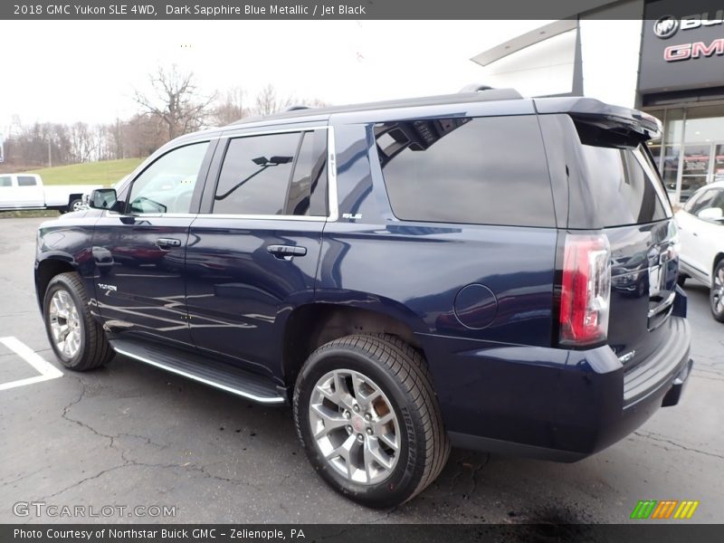 Dark Sapphire Blue Metallic / Jet Black 2018 GMC Yukon SLE 4WD