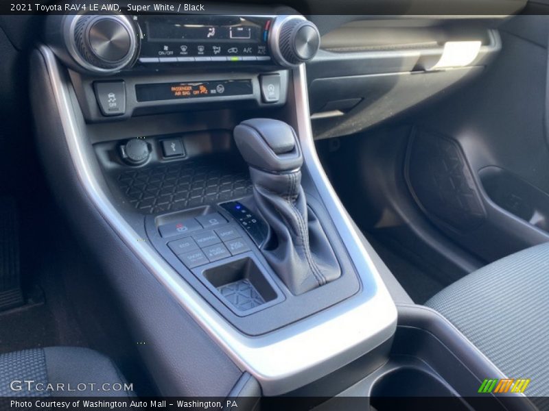 Super White / Black 2021 Toyota RAV4 LE AWD