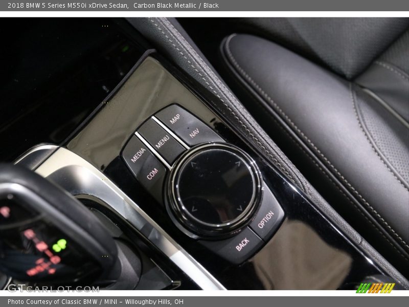 Carbon Black Metallic / Black 2018 BMW 5 Series M550i xDrive Sedan