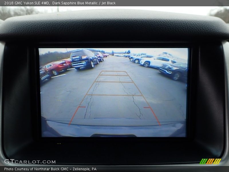Dark Sapphire Blue Metallic / Jet Black 2018 GMC Yukon SLE 4WD